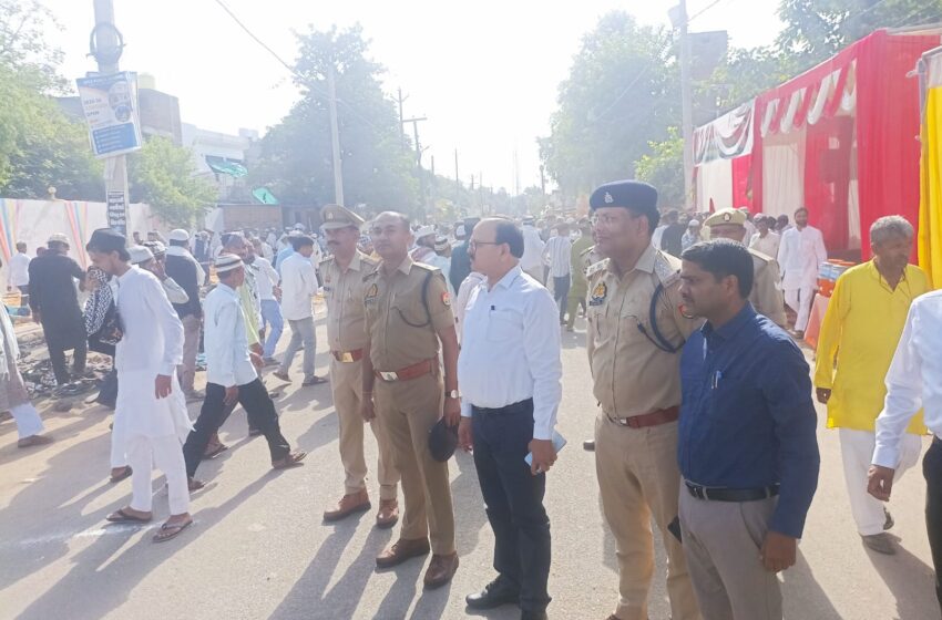  ईद-उल-अजहा (बकरीद) के अवसर पर अपर जिलाधिकारी ने शहर का भ्रमण कर सुरक्षा व्यवस्थाओं का जायजा लिया…।।