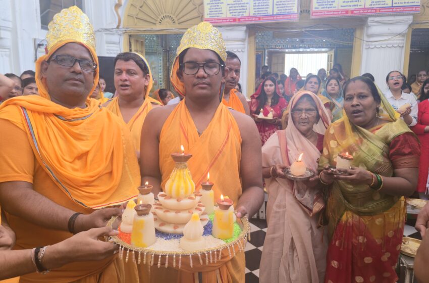  श्री पार्श्वनाथ दिगंबर जैन मंदिर में पार्श्वनाथ भगवान का निर्वाण महोत्सव श्रद्धा और उल्लास के साथ संपन्न