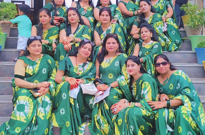  हरियाली तीज पर महिलाओं ने पारंपरिक उल्लास के साथ मनाया पर्व