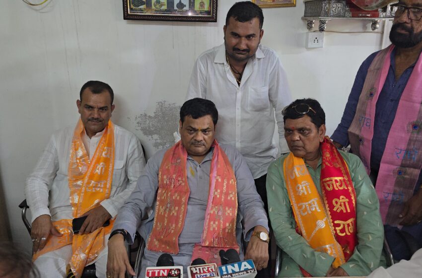  राज्य मंत्री ब्रजेश शुक्ला के प्रथम आगमन पर हुआ भव्य स्वागत